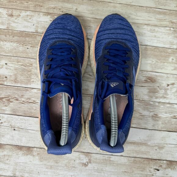 Adidas Boost Solar Glide Blue Athleisure Trainer Running Shoes Women's 8 - Picture 5 of 8
